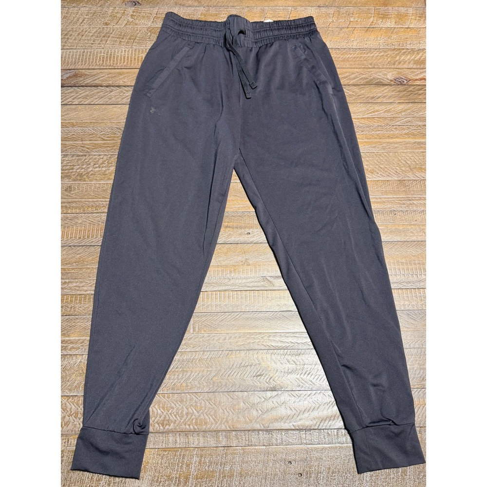 Under Armour Jogger Pants Women Small Black Tapered Athletic Sweatpants Preloved